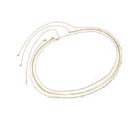 Elegante Multi Tiered Snake Catena Cintura Pancia Vita Gioielli Per Usura Da Sera Sofisticato Accessori Dei Monili Del Corpo Cintura Osso Serp, Misura unica, come descritto, come descritto