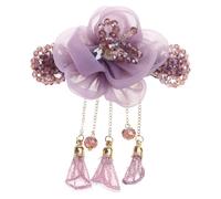 Elegante Nappe Fiore Forcina Stili Cinesi Tradizionali Bellissimi Capelli Per Media O Capelli