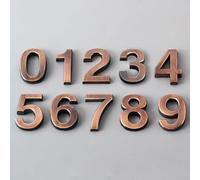 Elegante numero 3D per cassetta delle lettere e porta, in robusta resina ABS (9)