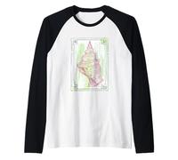 Elegante opera d'arte costiera con conchiglie nautiche Maglia con Maniche Raglan