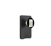 Elegante opera d'arte costiera con conchiglie nautiche PopSockets PopWallet per MagSafe