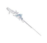 Elegante orecchino a perno in lega a forma di farfalla di ghiaccio, portatile, accessorio per migliorare i tuoi stili design unici