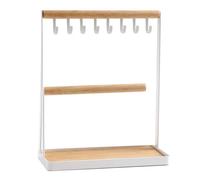 Elegante organizer per gioielli, dal design salvaspazio e dalle pratiche funzionalità, è l'aggiunta ideale a qualsiasi comò o toeletta.