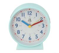 Elegante orologio al quarzo silenzioso con luce notturna per una visualizzazione dell'ora senza sforzo (verde chiaro)