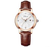 Elegante orologio da polso da donna in lega, design unico, dimensioni compatte, quadrante multicolore, perimetrale 41-50 cm, materiale avanzato, accessorio versatile, Come da immagine, orange