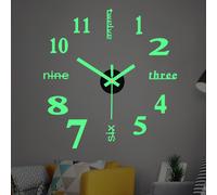 "Elegante Orologio Dimensionale 3D Adatto per Plastica e Metalli Verde 16""