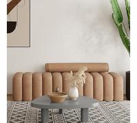 Elegante panca in velluto per camera da letto, soggiorno e ingresso, moderna, 99,8 cm, colore: marrone, ideale per la casa e il centro commerciale