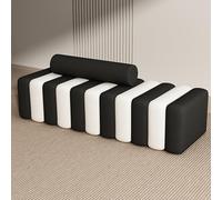 Elegante panca in velluto, scarpiera da ingresso, in legno massello, imbottita, per camera da letto, soggiorno, corridoio, armadio, boutique, elegante decorazione per la casa