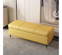 Elegante panca portaoggetti in legno per camera da letto e ingresso, salvaspazio, ottomana e sgabello per il trucco, versatile mobile da soggiorno con cassettiera ai piedi del letto