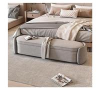 Elegante panca portaoggetti per camera da letto, poggiapiedi multifunzionale e seduta da ingresso, soluzione elegante per riporre oggetti, 3120 x 43 x 48 cm, perfetta per il letto