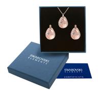 Elegante parure oro Swarovski Element originale G4Love madreperla donna regalo