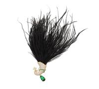 Elegante pavone piuma gioielli spilla con chiusura disegni per abiti cappotti sciarpe lega pavoni spilla, Misura unica, come descritto