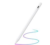 Elegante penna stilo per iPad moderni, punta universale e tasti di scelta rapida, design con attrazione magnetica, lunga durata della batteria,