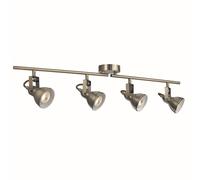 Elegante Plafoniera Bronzo 4x GU10 Tavolo da Pranzo Illuminazione Interno [EEK: G]