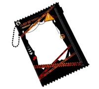 Elegante porta carte da 7,6 cm con design unico della linea di cautela per l'uso quotidiano, Olivastro, Bohemian