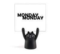 Elegante porta memo con personaggi del lunedì a forma di gatto nero