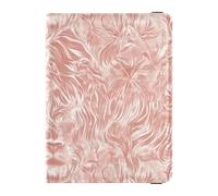 Elegante porta passaporto e vaccino color oro rosa, organizer combinato per documenti di viaggio, porta passaporto, con slot per carte vaccino, per uomini e donne, impermeabile
