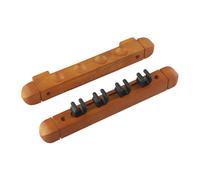 Elegante Porta stecche da piscina in legno nero rosso giallo montaggio a parete