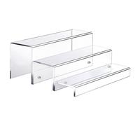 Elegante portabottiglie a 3 livelli in acrilico robusto accessorio portatile alla moda per l'intrattenimento domestico e decorazione accessorio per la casa