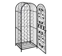 Elegante portabottiglie semplice e generoso, forte e durevole, un ottimo regalo per esporre il tuo portabottiglie per 45 bottiglie in metallo