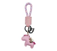 Elegante portachiavi in pelle colorato a forma di cavallo portachiavi elegante portachiavi per auto ciondolo accessori per uomini e donne portachiavi alla moda per uomini e donne, Pelle bovina