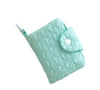 Elegante portamonete in rilievo versatile tasca portamonete con dettagli in rilievo sacchetti per il cambio per tutte le occasioni, Verde