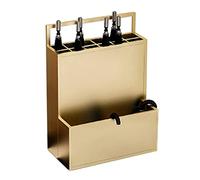 Elegante portaombrelli in ferro battuto, elegante contenitore per 15-20 ombrelli lunghi e corti, bianco, 38 x 26 x 60 cm, perfetto per la casa e pezzo decorativo