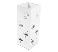Elegante portaombrelli in metallo antiruggine - Design cavo multiuso per ingresso, ufficio e casa - elegante nuvole bianche e nere