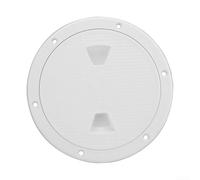 Elegante portello rotondo bianco per barche progettato per migliorare l'aspetto della tua nave (6 pollici)