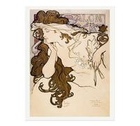 Elegante poster Art Nouveau Wall Art di Alphonse Mucha qualità premium