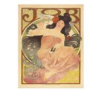 Elegante poster Art Nouveau Wall Art di Alphonse Mucha qualità premium