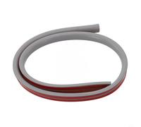 Elegante protezione per cavi da pavimento in PVC per migliorare la sicurezza con un design discreto in case o luoghi di lavoro nel tempo (grigio, 1 m)