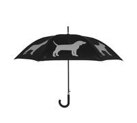 Elegante Protezione Presso Ogni Maltempo: Riflettente Ombrello Con Design Cani