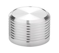 Elegante pulsante di controllo zigrinato in alluminio per amplificatori del suono e controllo della precisione degli amplificatori da studio