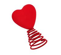 Elegante puntale per albero a forma di cuore primaverile aggiunge un tocco di amore alle decorazioni di San Valentino