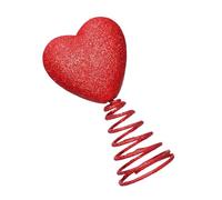 Elegante puntale per albero a forma di cuore primaverile aggiunge un tocco di amore alle decorazioni di San Valentino