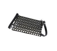 Elegante Punto Con DOT Borsa A Tracolla Per Le Donne Pratica Pelle PU Crossbody Borse Per Diverse Occasioni Festa Date Borsa Adatto, Nero