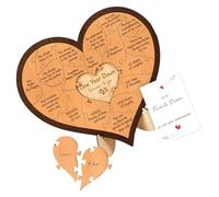 Elegante puzzle in legno a forma di cuore, decorazione da scrivania per anniversario, per fidanzato, fidanzata, marito o moglie, regalo di anniversario di matrimonio