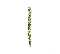 Elegante rampicante da appendere in rattan color limone, per decorare la casa e il ristorante, aggiunge un tocco naturale a qualsiasi spazio