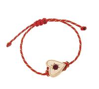 Elegante regolabile amicizia rame accento cuore stella perline casual abbigliamento formale gioielli moda corda regolabile, Misura unica, come descritto