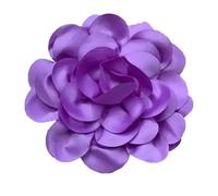 Elegante risvolto fiore accessorio moda raso fiore spilla pin collare pin ornamento per gli appassionati di moda eventi aziendali risvolto, Misura unica, come descritto