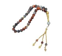 Elegante rosario in vetro con 33 perline, rosario, gioielli spirituali per uomini e donne, Misura unica, come descritto, come descritto
