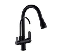 Elegante rubinetto da cucina a 3 vie per acqua calda e fredda, 3 modalità di spruzzo, design elegante e funzionale, ideale per casa e cucina, compatibile con osmosi inversa