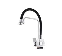 Elegante rubinetto da cucina nero a 3 vie, acqua calda e fredda, 3 modalità, design elegante e funzionale, compatibile con osmosi inversa, perfetto per la casa e la cucina