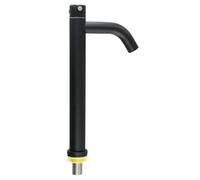 Elegante rubinetto lavandino nero per vasche da banco bagno durevole e pratico