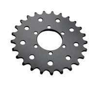 Elegante Ruota Catena Nera 25T Ingranaggio Bici per Catena 410 Maggiore Efficien