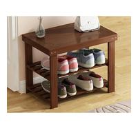 Elegante scarpiera in legno, compatta, per corridoio e soggiorno, 50 x 26,5 x 41,5 cm, perfetta per scarpe e accessori