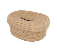 Elegante scatola per fazzoletti in tessuto per una facile gestione dei tessuti, perfetta per qualsiasi ambiente (colore legno naturale)