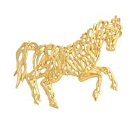 Elegante scava fuori Zodiacs Cavallo Lega Spilla per Abbigliamento Formale Gioielli Robusto Accessorio Cavallo Zodiaci Spilla, Misura unica, come descritto