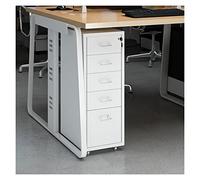 Elegante schedario in metallo con 5 cassetti per casa e ufficio, formato legale/lettera/A4, soluzione di archiviazione sicura per spazio di lavoro nizzato